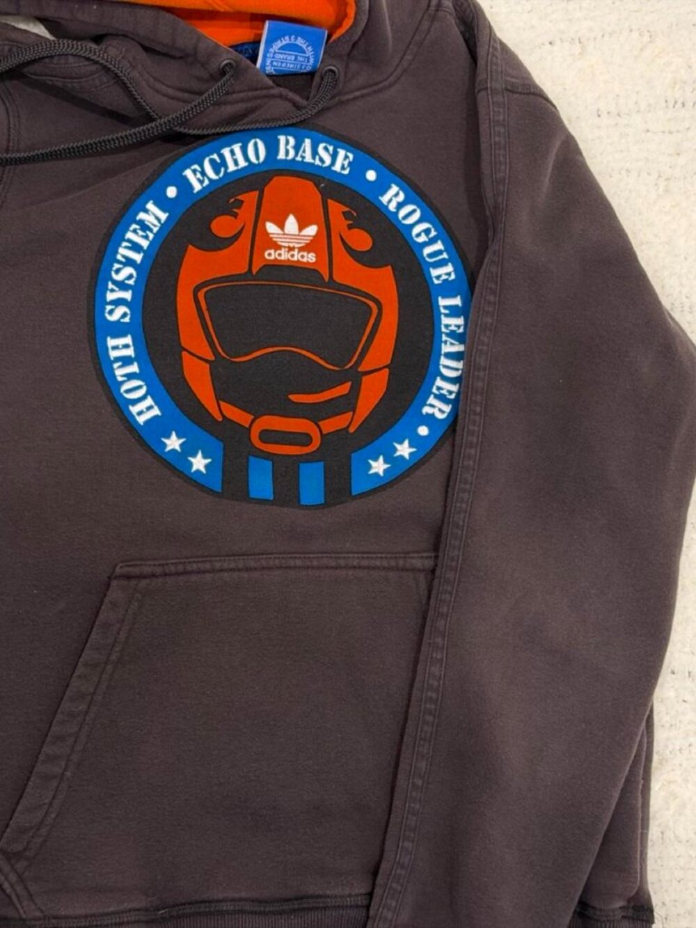 Adidas Star Wars Hoth Echo Base Rogue Leader Brown Hoodie XS